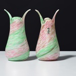 Pair of Fratelli Toso Vases, Leslie Pina Collection, Priced Each